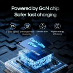 JOYROOM TCG01 GaN Ultra 65W 2 Type-C + 1 USB Fast Charger with 1.2m Type-C Cable, EU Plug, UK Plug - Image 5