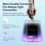 JOYROOM S-UL012A10 Extraordinary Series 2.4A USB-A to 8 Pin Fast Charging Data Cable, 20W 8 Pin, 1.2m, 20W 8 Pin, 2m, 20W 8 Pin, 3m - Image 4