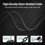 JOYROOM S-UL012A10 Extraordinary Series 2.4A USB-A to 8 Pin Fast Charging Data Cable, 20W 8 Pin, 1.2m, 20W 8 Pin, 2m, 20W 8 Pin, 3m - Image 7