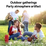 T&G TG375 Outdoor Portable LED Light RGB Wireless Bluetooth Speaker Subwoofer, TG375 - Image 8