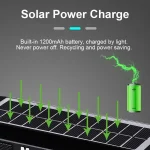 T&G TG637 Outdoor Portable Solar Power Wireless Bluetooth Speaker with FM / Flashlight / TF Card Slot, TG637 - Image 4