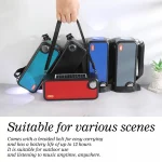 T&G TG637 Outdoor Portable Solar Power Wireless Bluetooth Speaker with FM / Flashlight / TF Card Slot, TG637 - Image 7