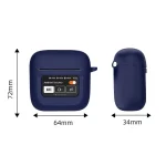 Silicone Wireless Earphone Protective Case, For JBL Tour Pro 2 - Image 3