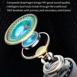 ROCK EB700 TWS Bluetooth 5.3 HIFI Music Earphones, EB700 - Image 4