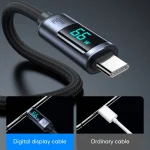 JOYROOM S-AC066A16 6A USB to USB-C / Type-C Digital Display Fast Charging Data Cable, USB to Type-C - Image 5