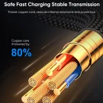 JOYROOM S-AC066A16 6A USB to USB-C / Type-C Digital Display Fast Charging Data Cable, USB to Type-C - Image 7