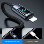 JOYROOM S-AL012A16 2.4A USB to 8 Pin Digital Display Fast Charging Data Cable, USB to 8 Pin - Image 3