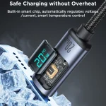 JOYROOM S-CL020A16 20W USB-C / Type-C to 8 Pin Digital Display Fast Charging Data Cable, Type-C to 8 Pin - Image 3