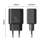 J0YROOM TCF05 20W USB+USB-C/Type-C Fast Charger, US Plug, EU Plug, UK Plug, CN Plug - Image 3