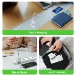 DUZZONA T9 65W Dual USB-C / Type-C+USB GaN Fast Charger, EU Plug, UK Plug - Image 7