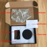 A189 LED Colorful 3D Night Light Bluetooth Speaker Base with Box, A189 with Box - Image 5