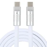 Mech Series 120W USB-C / Type-C to USB-C / Type-C Metal Plug Silicone Fast Charging Data Cable, Length: 1.2m, Type-C, 1.2m Type-C to Type-C
