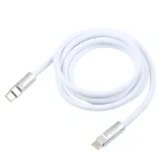 Mech Series 120W USB-C / Type-C to USB-C / Type-C Metal Plug Silicone Fast Charging Data Cable, Length: 1.2m, Type-C, 1.2m Type-C to Type-C - Image 2