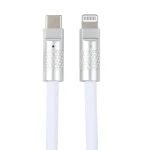 Mech Series 120W USB-C / Type-C to 8 Pin Metal Plug Silicone Fast Charging Data Cable, Length: 1.2m, 8 Pin, 1.2m Type-C to 8 Pin - Image 5