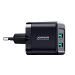 JOYROOM JR-TCN01 2.4A Dual Ports USB Charger, EU Plug, UK Plug
