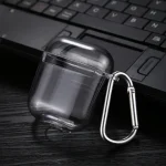 Transparent PC Hard Earphone Protective Case with Hook, For AirPods 1 / 2 with Hook, For AirPods Pro with Hook - Image 2