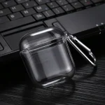 Transparent PC Hard Earphone Protective Case with Hook, For AirPods 1 / 2 with Hook, For AirPods Pro with Hook - Image 3