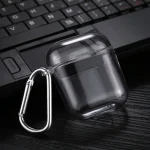 Transparent PC Hard Earphone Protective Case with Hook, For AirPods 1 / 2 with Hook, For AirPods Pro with Hook - Image 4