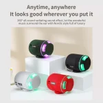 T&G TG294 TWS LED Mini Portable Wireless Stereo Sound Outdoor Speaker, TG294 - Image 4