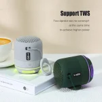 T&G TG294 TWS LED Mini Portable Wireless Stereo Sound Outdoor Speaker, TG294 - Image 5