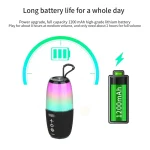 T&G TG644 5W High Power RGB Light Portable Bluetooth Speaker, TG644 - Image 4