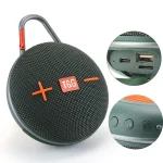 T&G TG648 TWS Outdoor Mini Portable Wireless Bluetooth Speaker with LED Light, TG648 - Image 4