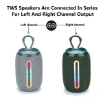 T&G TG653 TWS LED Mini Portable Wireless Stereo Sound Outdoor Speaker, TG653 - Image 8