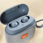 T&G TG809 2 in 1 Portable Outdoor Wireless Speaker & Mini TWS Bluetooth Earbuds, TG809 - Image 6