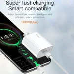 TOTU HC-2-EU 100W USB Port Travel Charger, EU Plug, CN Plug - Image 2