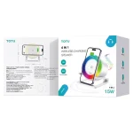 TOTU M6064Q 4 in 1 Multifunctional Wireless Charging Bluetooth Speaker, M6064Q - Image 7