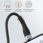 TOTU CB-2 Series USB to Type-C Aluminum Alloy Skin Feel Data Cable, 1m, 2m - Image 4