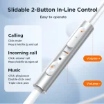 JOYROOM JR-EW03 3.5mm In-Ear Metal Wired Earphone, Length: 1.2m - Image 5