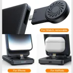 JOYROOM JR-WQS02 4 in 1 Wireless Charging Stand For iPhone / AirPods / Apple Watch Series, JR-WQS02 - Image 5