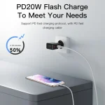 Yesido MC-17 QC3.0 + PD 20W Dual Port Global Universal Travel Charger, YC-17 - Image 4