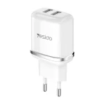 Yesido YC-26 USB Dual Ports Travel Charger, YC-26