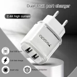 Yesido YC-26 USB Dual Ports Travel Charger, YC-26 - Image 3
