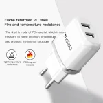 Yesido YC-26 USB Dual Ports Travel Charger, YC-26 - Image 7