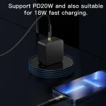 YESIDO CA102 PD 20W USB-C / Type-C to 8 Pin Braided Charging Data Cable, 2m - Image 3