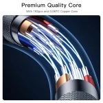 YESIDO CA102 PD 20W USB-C / Type-C to 8 Pin Braided Charging Data Cable, 2m - Image 6