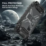 Shockproof Game Console Case with Holder & Shoulder Strap, Case + Shoulder Strap(Black), Case + Shoulder Strap(Black+Transparent), Case + Shoulder Strap(Red+Transparent)... - Image 4