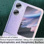 1 Sets imak Tempered Glass Rear Camera Protection Ring + Glass Rear Screen Sticker, For OPPO Find N2 Flip 5G - Image 5