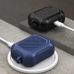 Carbon Brazing Dimension TPU+PC Headphone Protective Cover with Switch Lock & Carabiner, For AirPods Pro 2 - Image 4