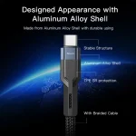 YESIDO CA108 1.2m 60W USB-C / Type-C to Type-C OD0.6 Charging Data Cable, CA108 - Image 6