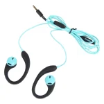 Mucro R12 Wired Stereo Over-Ear Sports Earphone, Length: 1.2m, R12 (Blue) - Image 2