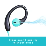 Mucro R12 Wired Stereo Over-Ear Sports Earphone, Length: 1.2m, R12 (Blue) - Image 4