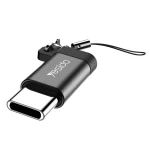 Yesido GS04 Type-C to Micro USB Mini Connector Adapter with Keychain
