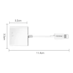 Yesido GS11 2 in 1 Multi-Function TF Card + SD Card to 8 Pin Converter Adapter - Image 2