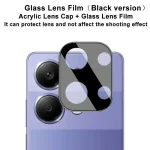 imak High Definition Integrated Glass Lens Film Black Version, For Xiaomi Poco M6 Pro 4G, For Xiaomi Redmi 13C 5G / 13R 5G, For Xiaomi POCO M6 5G, For Xiaomi Redmi Note 13 Pro 4G Global... - Image 2