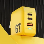 WK WP-U141 67W USB+Double USB-C / Type-C GaN Charger, CN Plug, US Plug, EU Plug, UK Plug - Image 3