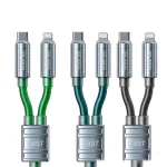 WK WDC-12 65W 2 in 1 Type-C to Type-C+8 Pin Super Fast Charge Data Cable, Length: 1.2m, WDC-13 - Image 2